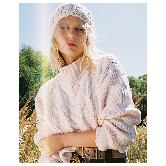FREE PEOPLE BOHO PULLOVER LUXE KNIT SWEATER A2C - Picture 9 of 15